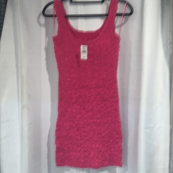 🔥COTTON:ON 2XS scrunchie bodycon mini dress hot fuchsia Barbie 80s VIDEO VIXEN - Picture 7 of 16